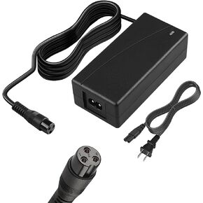 BXIZXD 24V 2A Electric Bike Scooter Battery Charger for Razor CC2420 E100 E125 E150 E175 E200 E225S E300 E325S E500 MX350 MX400 PR200 Pocket Mod Rocket, Sports Mod & Dirt Quad Power Supply Cord