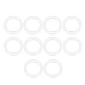 uxcell Silicone O-Ring, 29mm OD, 23mm ID, 3mm Width, VMQ Seal Rings Gasket, White, Pack of 10