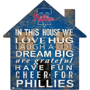 MLB Philadelphia Phillies Unisex Philadelphia Phillies House Sign, Team Color, 12 inch