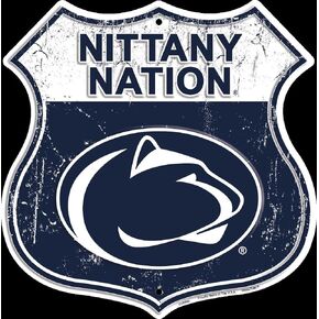 Hangtime Penn State University - Penn State Nittany Lions - Route Sign