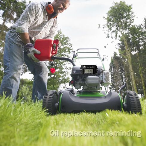 Inductive Tachometer Digital Hour Meter RPM Counter Resettable Hour Meters for Snowmobile Skis Motor Bike Go Kart Lawn Mower Boat in Kuwait