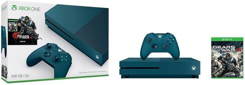 Xbox One S 500GB - Gears of War 4 Special Edition Bundle (Renewed) in Saudi Arabia