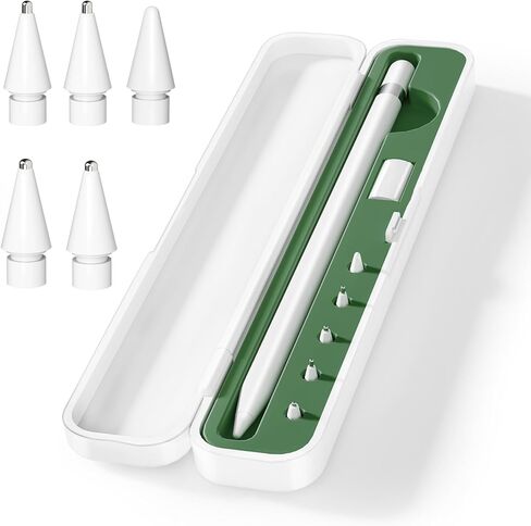 Inesore for Apple Pencil Case with 5 Pcs Replacement Tips (Purple) in Saudi Arabia