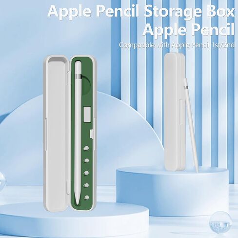 Inesore for Apple Pencil Case with 5 Pcs Replacement Tips (Purple) in Saudi Arabia