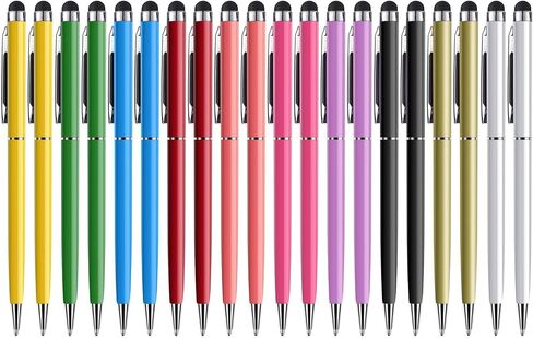 Stylus Pens for Touch Screens, Stylus Pen 10-Pack High Precision Capacitive 2 in 1 Stylus Ballpoint Stylists Pens Universal for iPhone iPad Tablet Laptop Kindle Samsung Galaxy All Touch Screens Device in Saudi Arabia