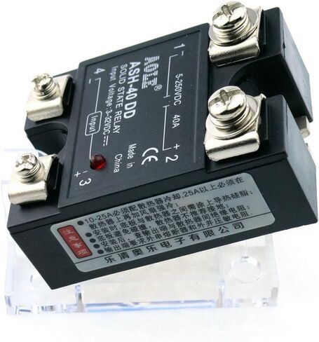 WerFamily SSR Solid State Relay SSR-40DD DC-DC 3-32V DC / 5-250V DC / 40A in Saudi Arabia