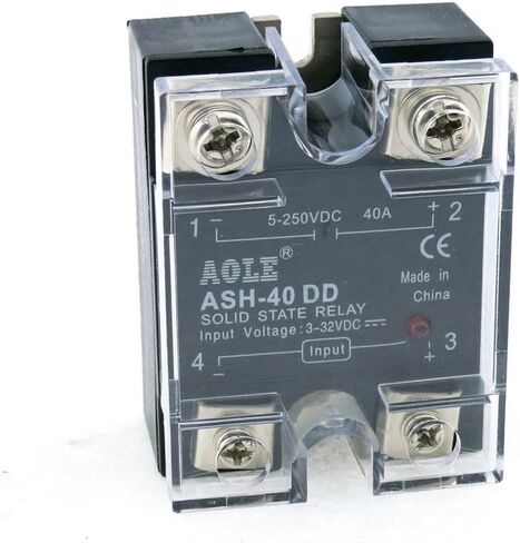 WerFamily SSR Solid State Relay SSR-40DD DC-DC 3-32V DC / 5-250V DC / 40A in Saudi Arabia