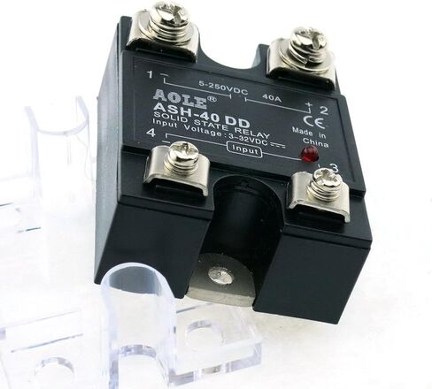 WerFamily SSR Solid State Relay SSR-40DD DC-DC 3-32V DC / 5-250V DC / 40A in Saudi Arabia