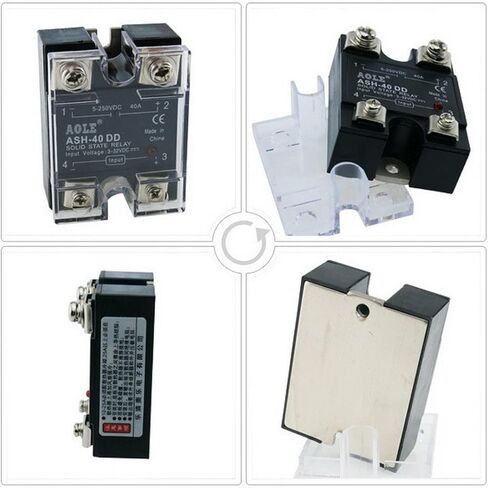 WerFamily SSR Solid State Relay SSR-40DD DC-DC 3-32V DC / 5-250V DC / 40A in Saudi Arabia