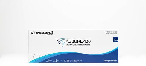 ASSURE-100 اختبار سريع لكوفيد-19، حزمة متعددة، 6 اختبارات إجمالية، اختبار ذاتي في المنزل معتمد من إدارة الغذاء والدواء الأمريكية (EUA)، نتائج سريعة باستخدام مسحة أنف غير جراحية، سهل الاستخدام ولا يسبب أي إزعاج in Saudi Arabia