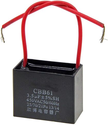 YXQ 3.5 فائق التوهج مكثف مروحة السقف CBB61 2 سلك التيار المتناوب 450 فولت 50/60 هرتز تشغيل المحرك الكهربائي بدء SH (3 قطعة) in Saudi Arabia