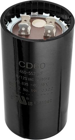 Canamax 708-850 MFD uf 50/60 هرتز 110-125 فولت تيار متردد مكثف بدء مستدير - بديل لتشغيل محرك التيار المتردد أو تشغيل المروحة ومكيف الهواء البارد أو الحراري - يستبدل 11028 11928 PMJ708 PMJ708A in Kuwait
