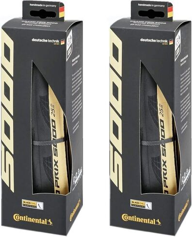 Continental Pair Grand Prix 5000 Folding Tires 700x25c Black Cream Road Race in Saudi Arabia
