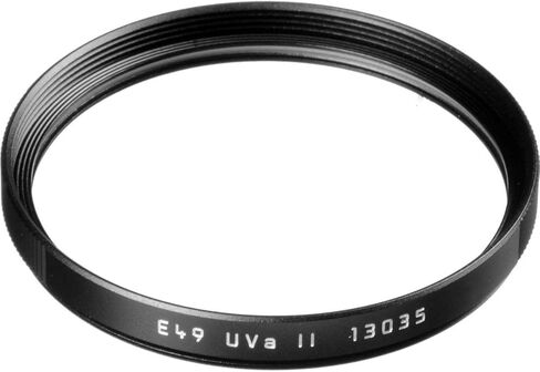 Leica E49 49mm UVa II Glass Filter, Black in Saudi Arabia