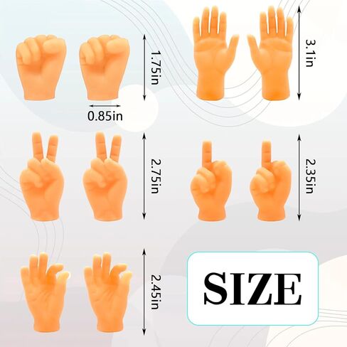 Newmemo أيدي صغيرة للقطط، أيدي أصابع صغيرة، أيدي قطط صغيرة للأصابع، دمية إصبع لمخالب القطط، قفازات أصابع للحيوانات الأليفة، أيدي صغيرة ناعمة لتدليك القطط، عرض دمى مضحك لأداء الكمامة (10 قطع) in Kuwait