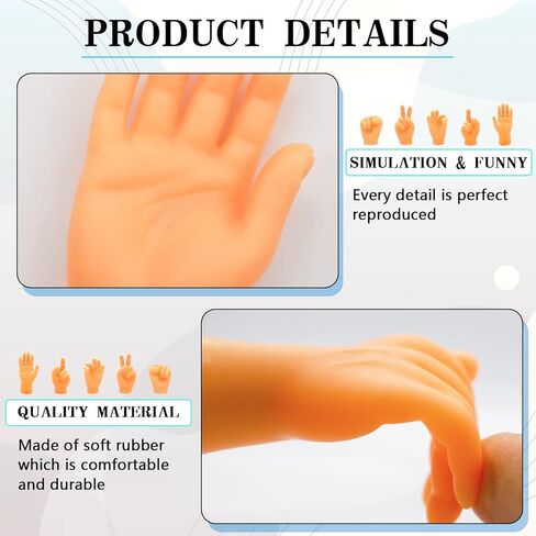 Newmemo أيدي صغيرة للقطط، أيدي أصابع صغيرة، أيدي قطط صغيرة للأصابع، دمية إصبع لمخالب القطط، قفازات أصابع للحيوانات الأليفة، أيدي صغيرة ناعمة لتدليك القطط، عرض دمى مضحك لأداء الكمامة (10 قطع) in Kuwait