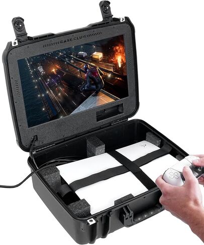 محطة ألعاب Case Club لتناسب PS5 Slim - حقيبة سفر محمولة مع شاشة مدمجة in Saudi Arabia