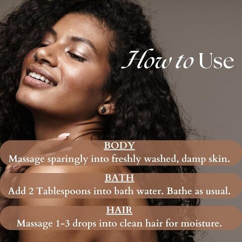 EssenceTree Holistic Life Oshun Goddess 24k Gold Oil All-in-One Whole Body Oil for Skin, Hair and Bath, Alluring Vanilla Spice Scent, GLOW UP with Vitamin E, Evening Primrose Oil in Saudi Arabia