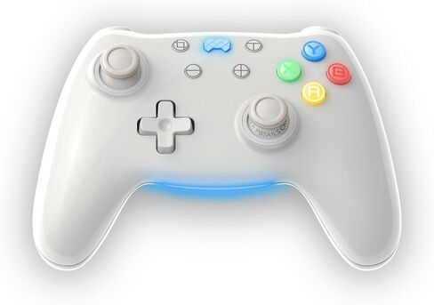 وحدة تحكم الكمبيوتر الشخصي، وحدة تحكم Switch Pro متوافقة مع Nintendo Switch، OLED، Lite، PC، IOS، Android، Raspberry Pi، وحدة تحكم Steam Console لاسلكية بدون انجراف، غلاف مغناطيسي، 6 ألوان LED in Saudi Arabia