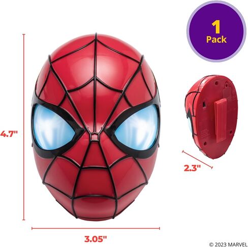 DecoPac Marvel's Spider-Man™ Spider and Mask Rings, Spider-Man Cupcake Decorations, Red and Blue Food Safe Cake Toppers – 24 Pack in Kuwait