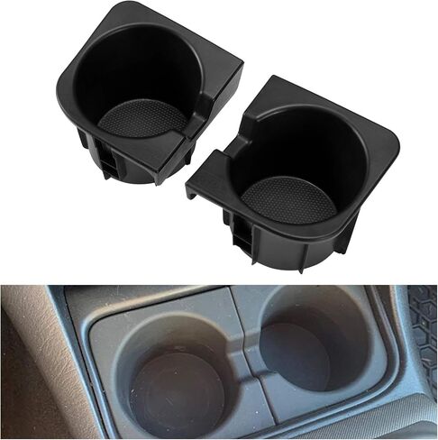 A & UTV PRO Cup Holder Inserts,2005-2017 Car Black Drink Holder Accessories Direct Replacement for Toyota Tacoma,OEM #66991-04012,66992-04012 in Kuwait