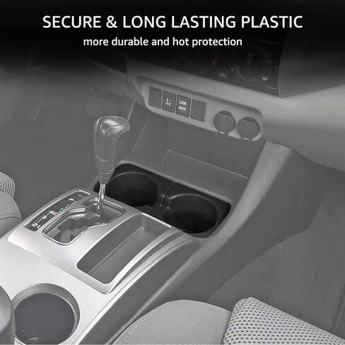 A & UTV PRO Cup Holder Inserts,2005-2017 Car Black Drink Holder Accessories Direct Replacement for Toyota Tacoma,OEM #66991-04012,66992-04012 in Kuwait