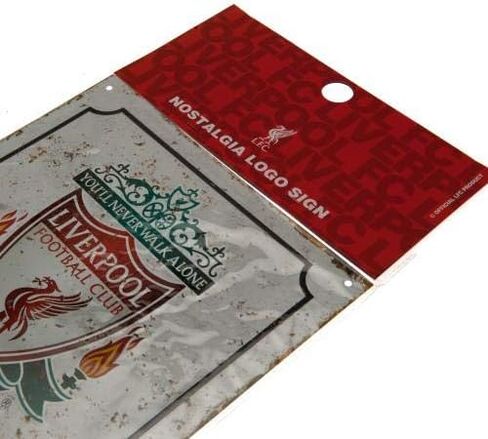 Footie Gifts Liverpool F.C - Metal Retro Logo Sign in Saudi Arabia