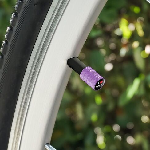 I Love Dick Heart Motorcycle Bicycle Bike Tire Rim Wheel Aluminum Valve Stem Caps in Saudi Arabia