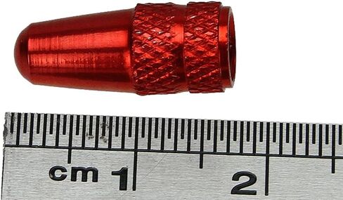 Yuauy 10 Pcs Red MTB Presta Bike Bicycle Road Racing Coloured Metal Anodized Machined Aluminum Alloy Tire French Style Valve Cap Dust Covers in Saudi Arabia