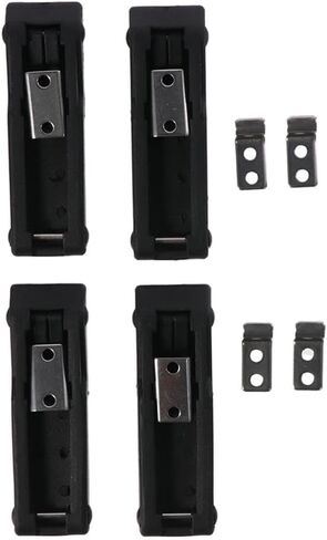 HOBBYIN 4PCS Flexible Rubber Draw Latch,elastomer Boat Latch,for Cooler, Boat Compartment,Cargo Box with Stainless Steel Keeper and Bracket in Saudi Arabia