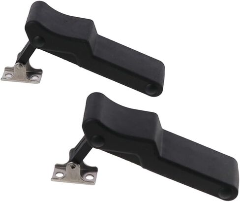 HOBBYIN 4PCS Flexible Rubber Draw Latch,elastomer Boat Latch,for Cooler, Boat Compartment,Cargo Box with Stainless Steel Keeper and Bracket in Saudi Arabia