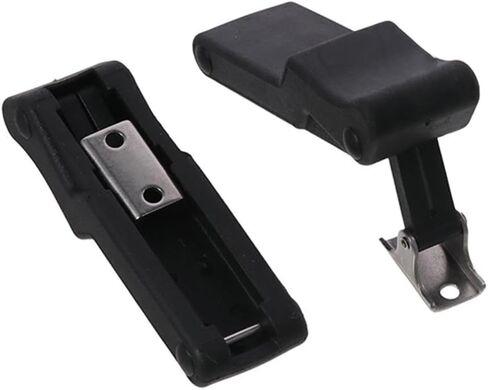 HOBBYIN 4PCS Flexible Rubber Draw Latch,elastomer Boat Latch,for Cooler, Boat Compartment,Cargo Box with Stainless Steel Keeper and Bracket in Saudi Arabia