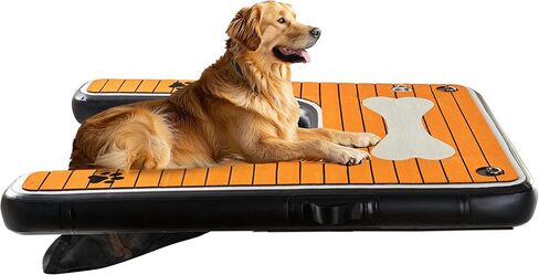 Pohare Dog Pool Ramp Pup Plank for Boat(60"×40"), Safe & Easy Access to Water for Dogs, Dog Boat Ramp for Swimming Dogs Up to 210 Pounds Dog Floats for Pool, Dock, & Lake in Saudi Arabia