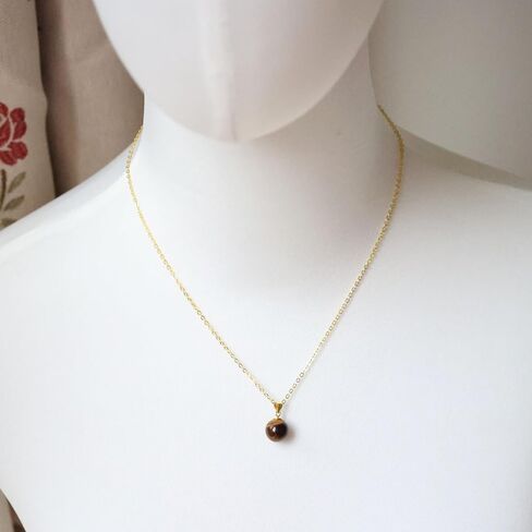 Nearawing Pearl Pendant Necklace for Women with Adjustable 925 Sterling Silver Gold-Plated Chain in Kuwait