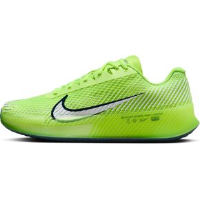 NikeCourt Air Zoom Vapor 11 Premium Men's Hard Court Tennis Shoes (FJ2055-001, Phantom/Stadium Green/Barely Volt) Size 10.5 in Kuwait