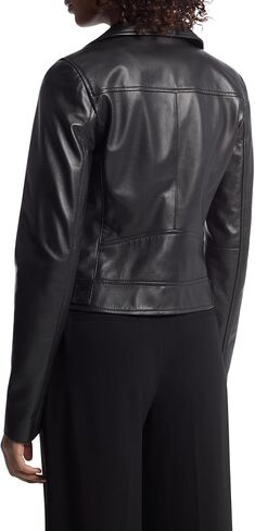 Michael Kors Women's Leather Moto Jacket in Saudi Arabia