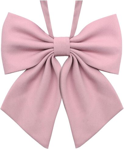 Solid Color Bow Tie for Women Gril, Adjustable Women Bow Tie, Pre-Tied Bowtie for Uniform School Party Cosplay Prom in Saudi Arabia
