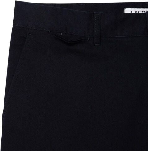 Lacoste Men's Slim Fit Stretch Cotton Bermuda Shorts, Black, 34 in Kuwait