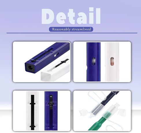 1 1.25mm Plug Connector Fiber Cleaning Pen and 1 2.5mm Plug Connector Fiber Cleaning Pen in Saudi Arabia