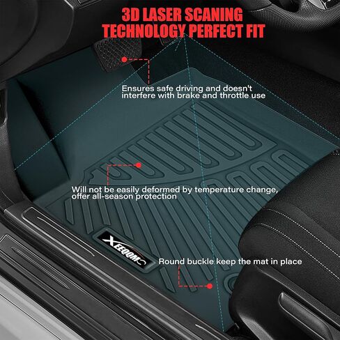 Floor Mats for 2021-2025 Kia Sorento 6&7 Seats (not for Hybrid) Trunk Mat with Backrest Mat All Weather TPE Rubber Cargo Liner Back Seat Cover 3rd Row for 2021 2022 2023 2024 Kia Sorento Accessories in Kuwait