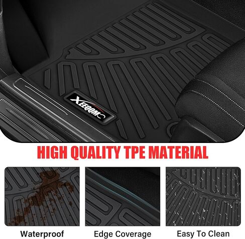 Floor Mats for 2021-2025 Kia Sorento 6&7 Seats (not for Hybrid) Trunk Mat with Backrest Mat All Weather TPE Rubber Cargo Liner Back Seat Cover 3rd Row for 2021 2022 2023 2024 Kia Sorento Accessories in Kuwait