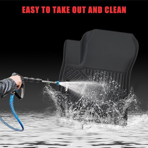 Floor Mats for 2021-2025 Kia Sorento 6&7 Seats (not for Hybrid) Trunk Mat with Backrest Mat All Weather TPE Rubber Cargo Liner Back Seat Cover 3rd Row for 2021 2022 2023 2024 Kia Sorento Accessories in Kuwait