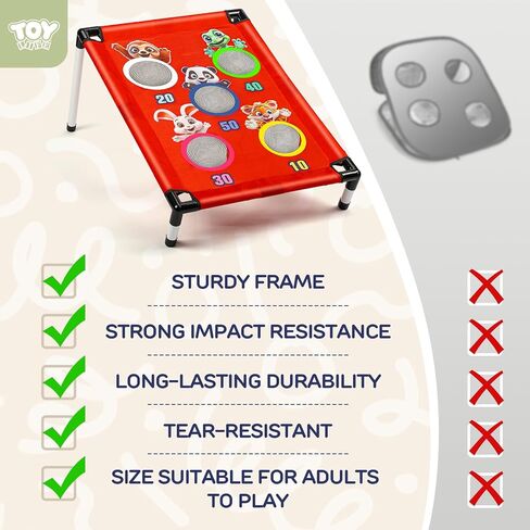 TOY Life Bean Bag Toss Game, Unicorn Toys for Girls Age 4-6, Kids Outdoor Games, Outside Toys for Kids Ages 4-8, Outdoor Toys for Toddlers 3-5, Unicorn Gifts for Girls 4-6, Unicorn Toys in Kuwait