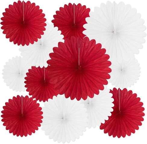 20 Pcs Navy Blue Hanging Paper Fan, Hanging Honeycomb Round Paper Fans for Weddings, Birthdays, Easter, Baby Showers, Classroom, Events Ceiling Party Supplies Decorations in Saudi Arabia