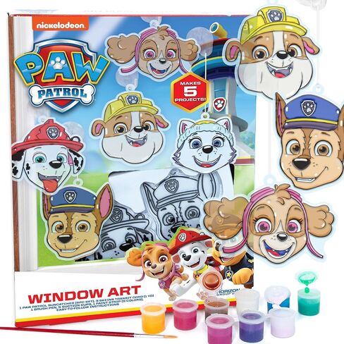 Bluey Window Art Suncatchers for Kids ، Window Art Kit ، Great Suncatchers Kit for Kids to Paint ، At Breat-Home Kids Craft Adeach in Kuwait