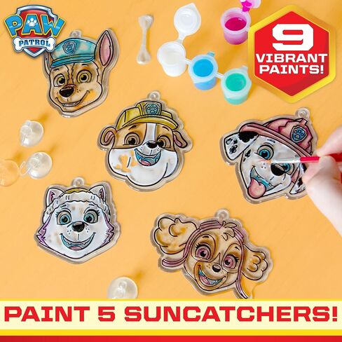 Bluey Window Art Suncatchers for Kids ، Window Art Kit ، Great Suncatchers Kit for Kids to Paint ، At Breat-Home Kids Craft Adeach in Kuwait