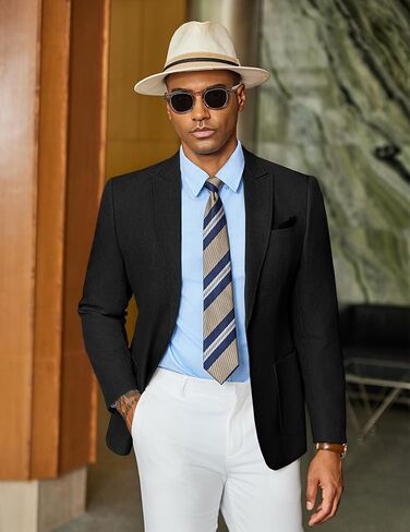 COOFANDY Men's Casual Blazer Suit Jackets Slim Fit One Button Sports Coat with Pockets in Saudi Arabia