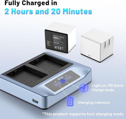 1PCS 3000mAh for Arlo Battery, 2025 Upgrade Rechargeable High Capacity Lithium Battery for Arlo Pro/ 2 Camera in Kuwait