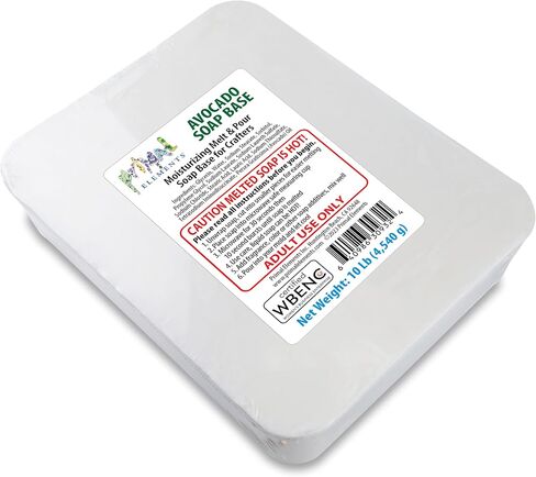 Primal Elements Goat Milk Soap Base - Moisturizing Melt and Pour Glycerin Soap Base for Crafting and Soap Making, Easy to Cut - 5 Pound in Kuwait