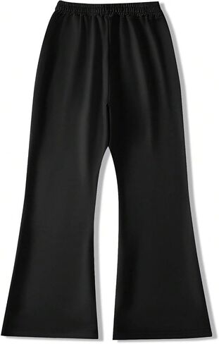 Men's Graphic Print Flared Leg Sweatpants Striped Drawstring Bell Bottom Pants in Saudi Arabia